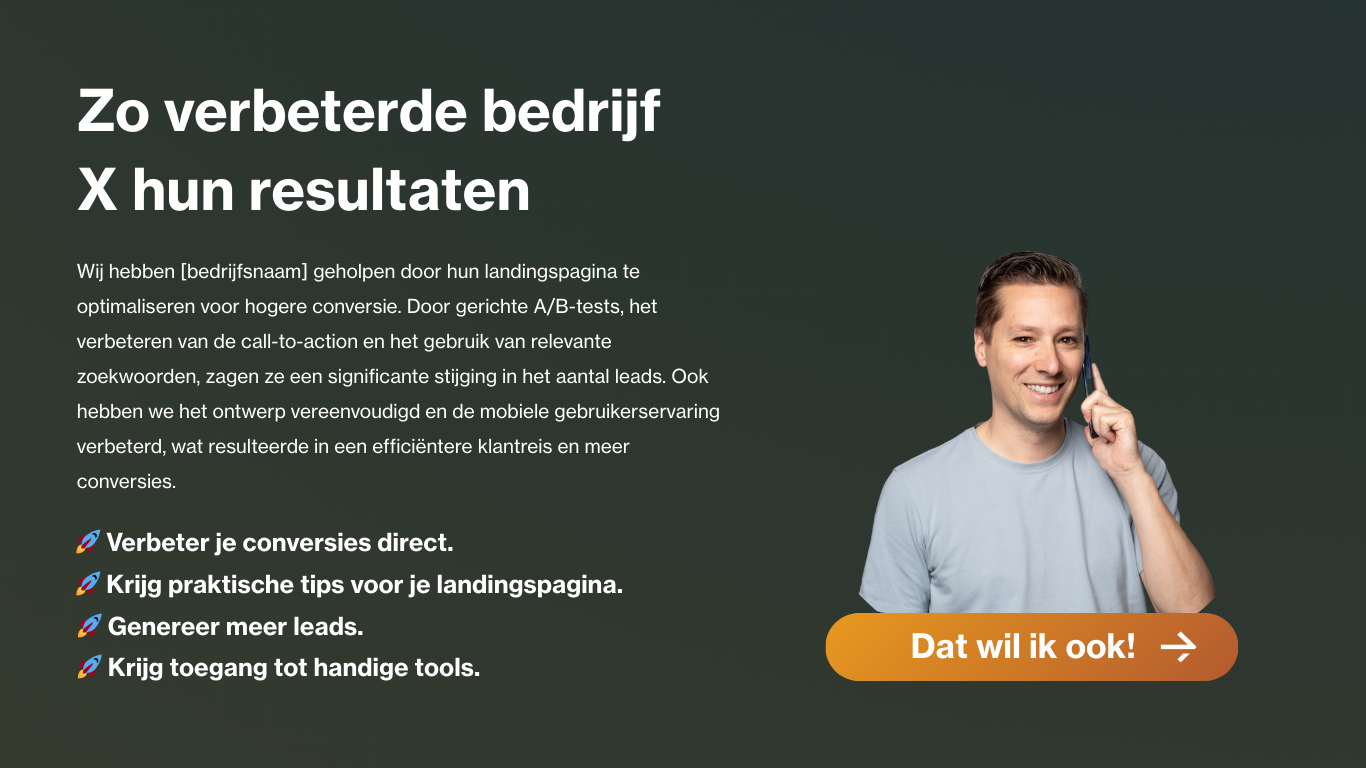 Verbeteren landingspagina 2
